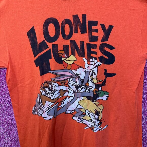 Looney Tunes Cartoon Characters Oversized Warner Bros Tee L - Picture 2 of 4